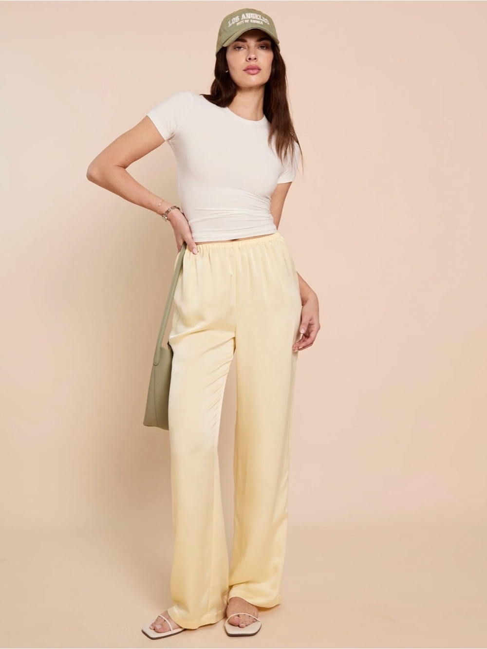 Women’s Satin Wide-Leg Pants